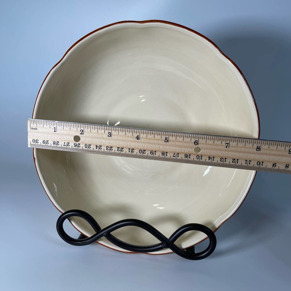 Scalloped Edge 8" Vegetable Bowl Franciscan Apple - Picture 9 of 11